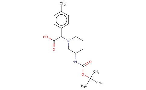 (3-N-BOC-AMINO-PIPERIDIN-1-YL)-P-TOLYL-ACETIC ACID